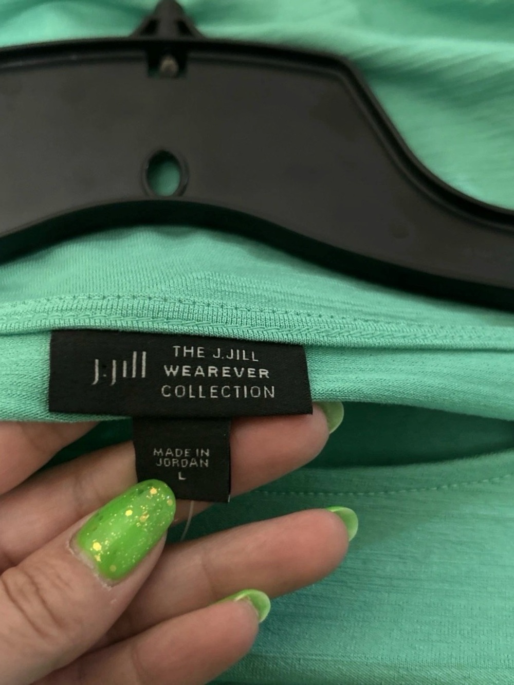 J. Jill Mint Green Relaxed Dolman Sleeve Top - Picture 5 of 6